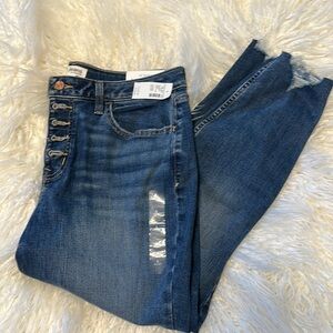 Maurices M Jeans Super Skinny Ankle Short high rise super stretch NWT large